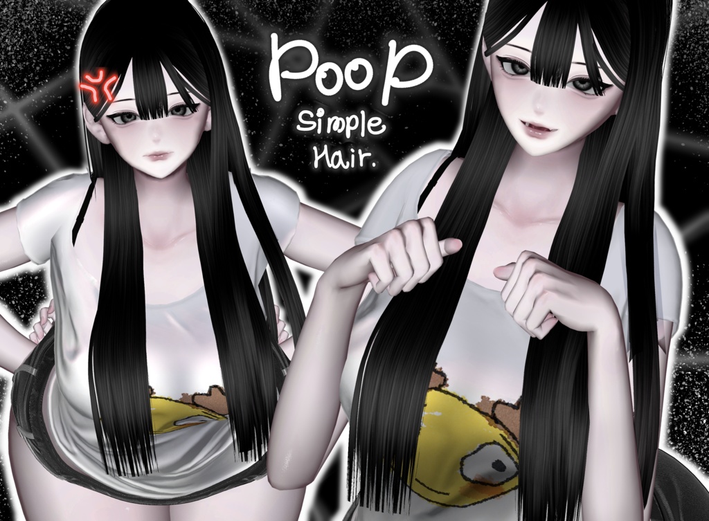 【Shinra】 simple Hair