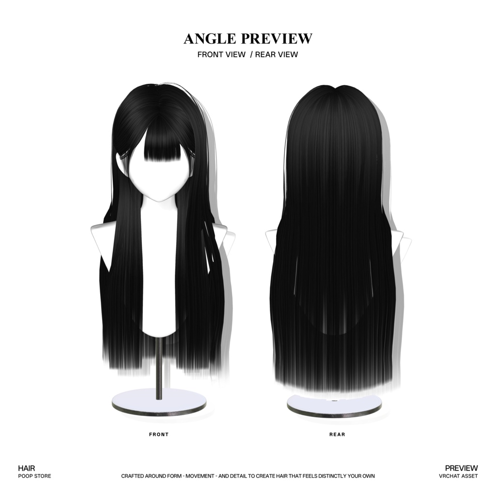 HAIR 01 // SALE中 600円 → 400円 // Update 2.0