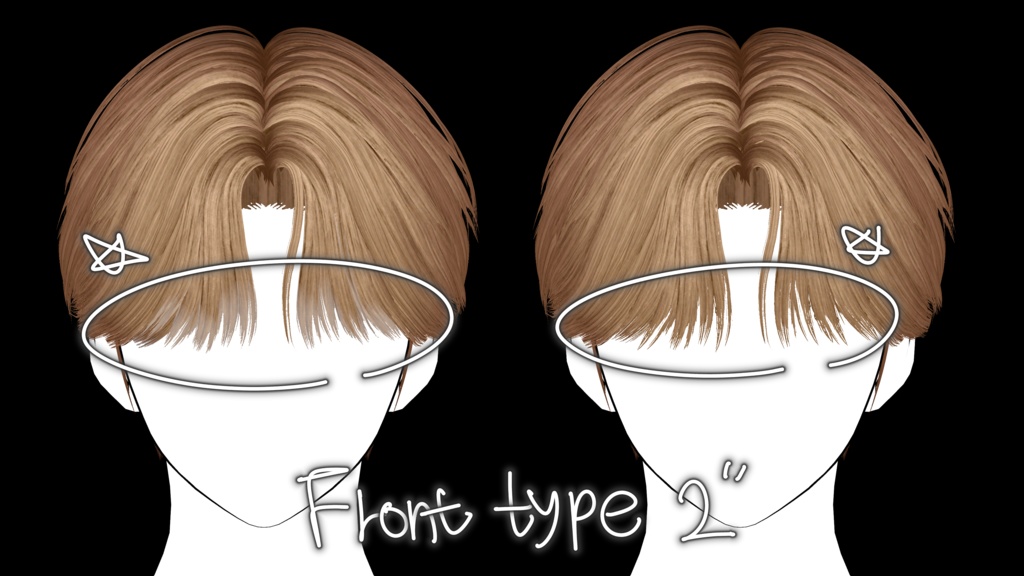 【Minase】 simple_Hair_02