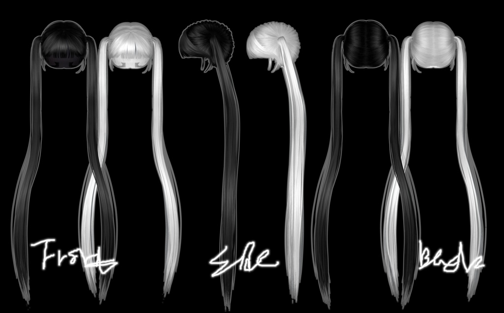 【Shinra】 simple Hair 03