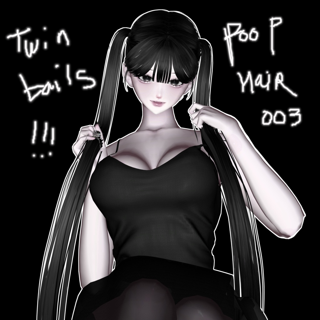 【Shinra】 simple Hair 03