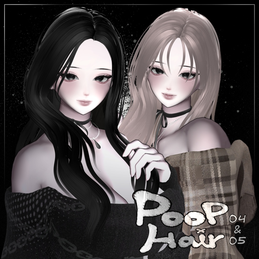 ꣑୧ 【 Shinra & Lumina 】 ꣑୧ simple Hair 04&05