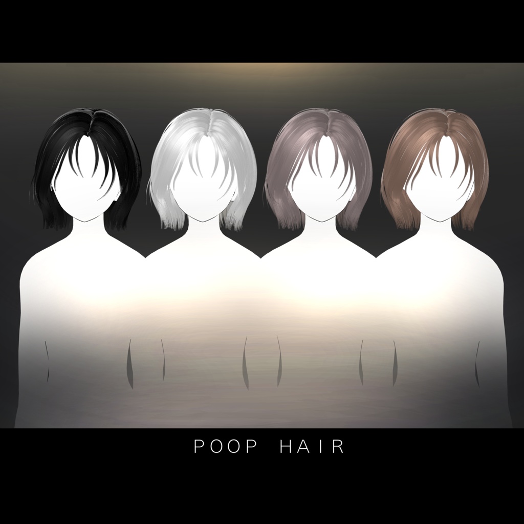 ꣑୧ 【 Shinra & Lumina 】 ꣑୧ simple Hair 04&05