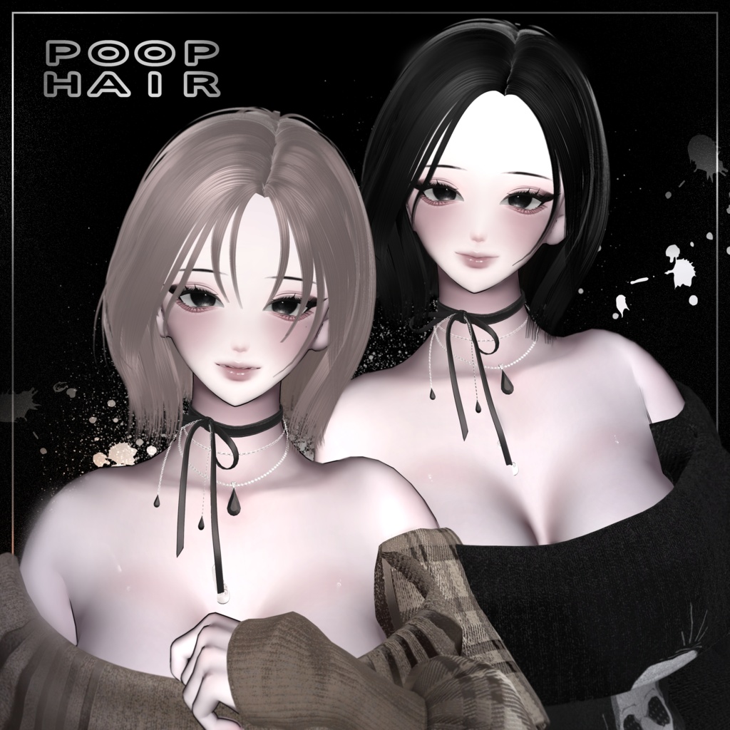 ꣑୧ 【 Shinra & Lumina 】 ꣑୧ simple Hair 04&05