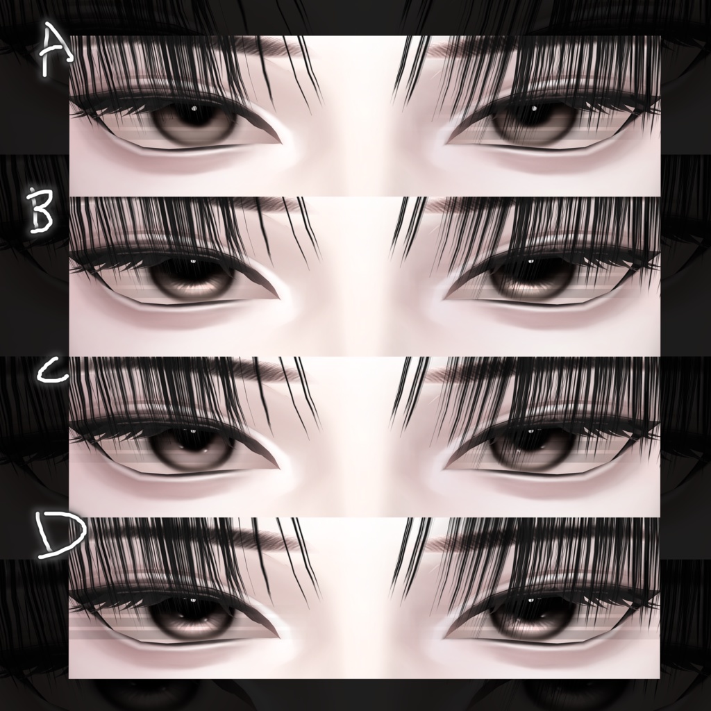 【 Shinra & Minase & Lumina 】 eye texture