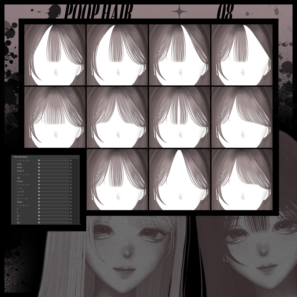 【8 avatars】 HAIR 08