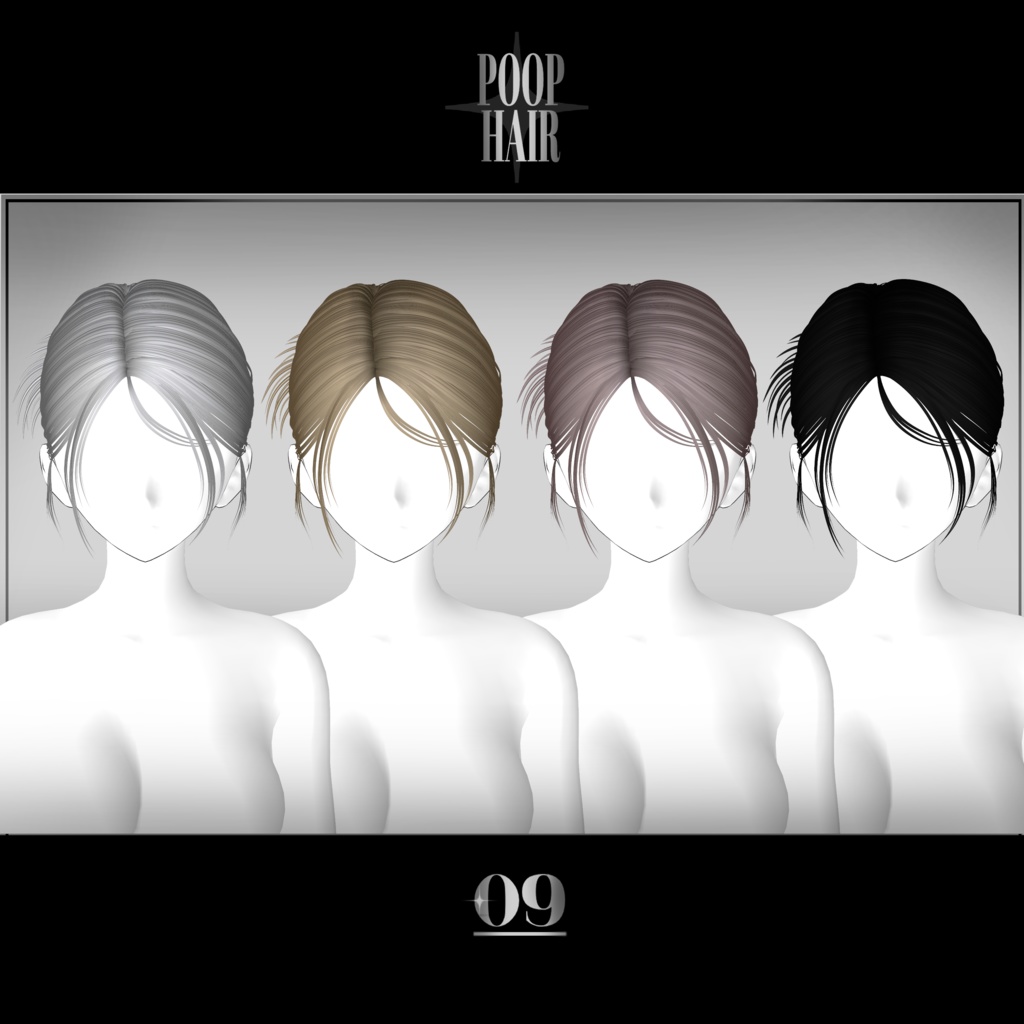 【5 avatars】 HAIR 09