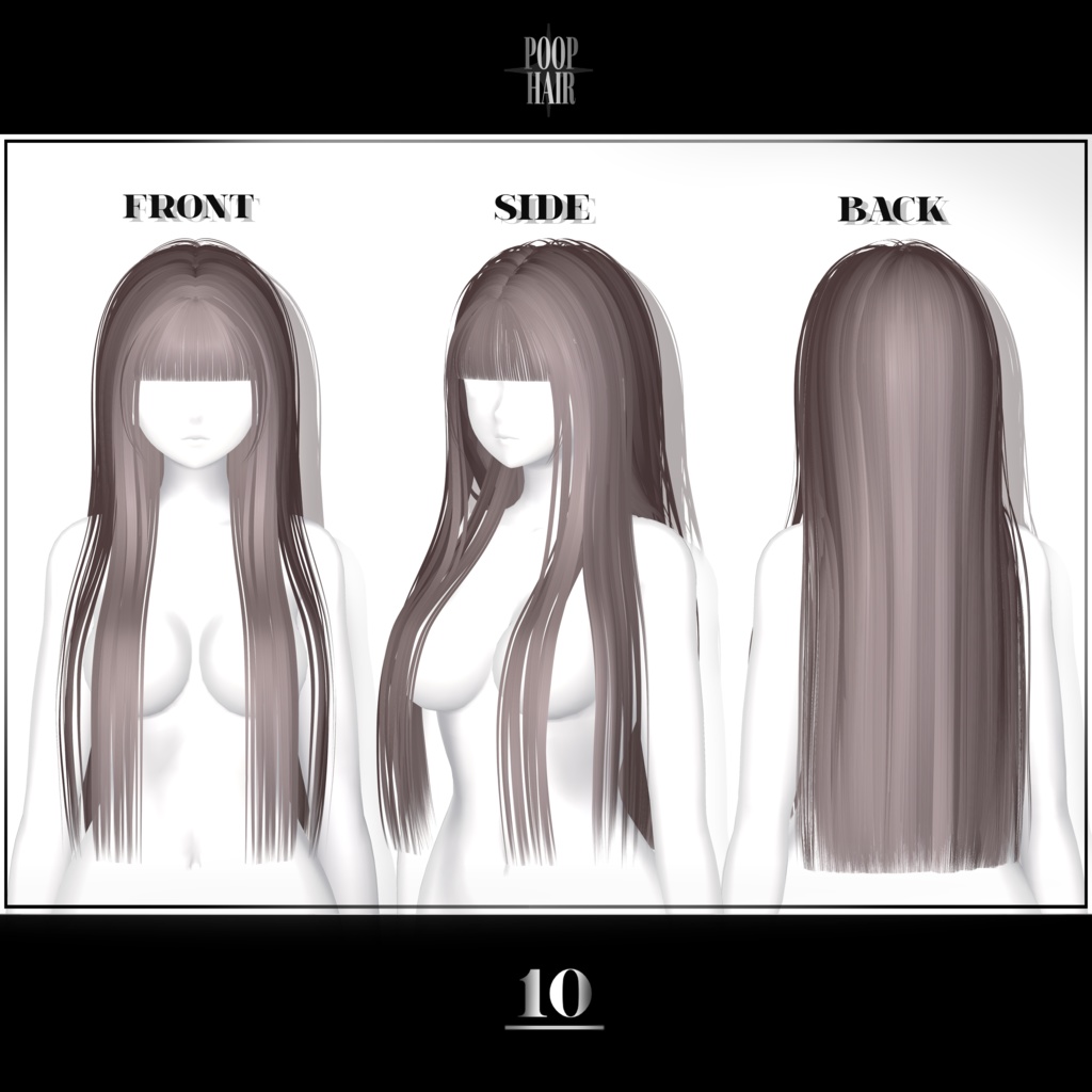 【5 avatars】 HAIR 10