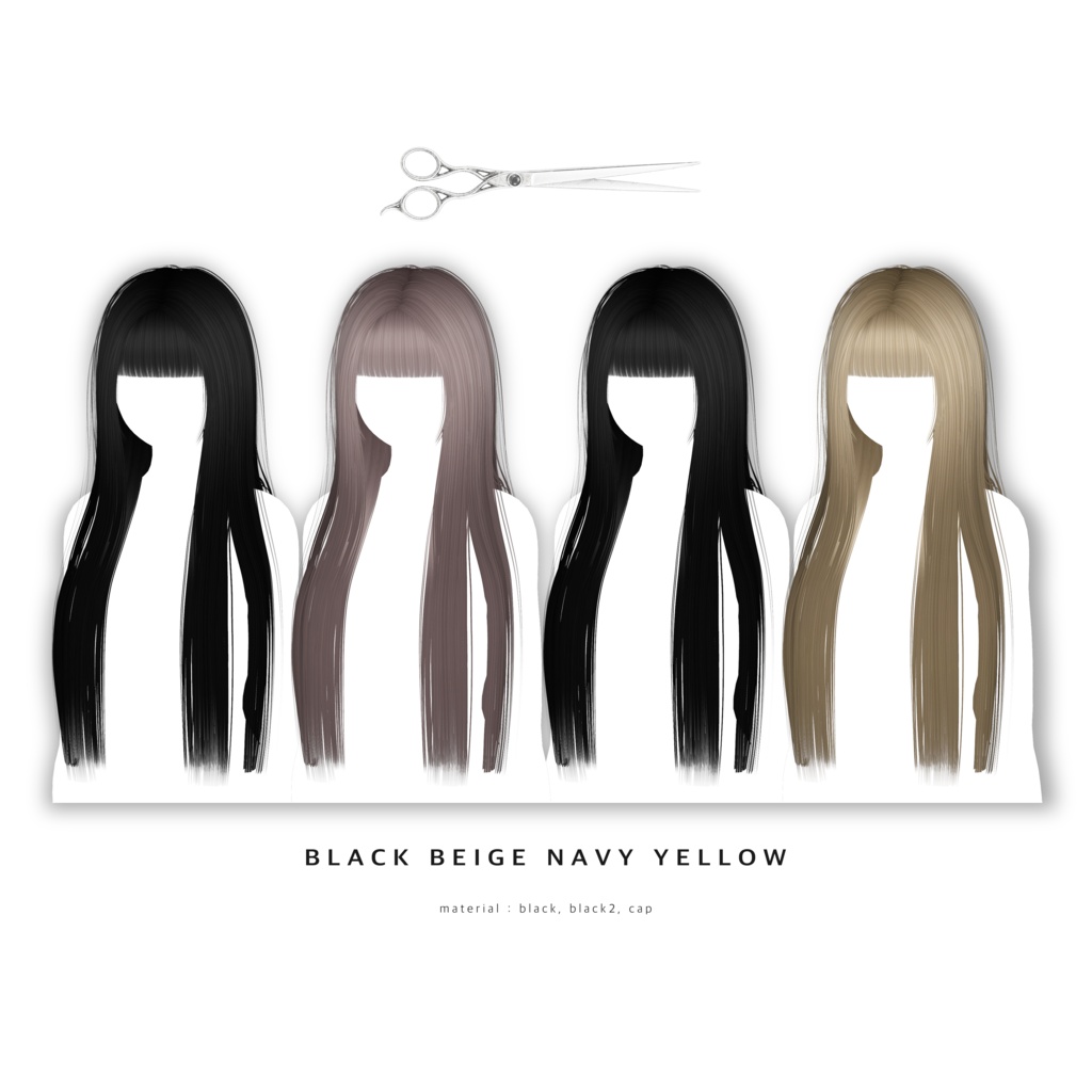 【8 avatars】 HAIR 10 /// SALE /// ALL ¥1,000 → ¥850 HAIR ¥800 → ¥700 BANG ¥300 → ¥200
