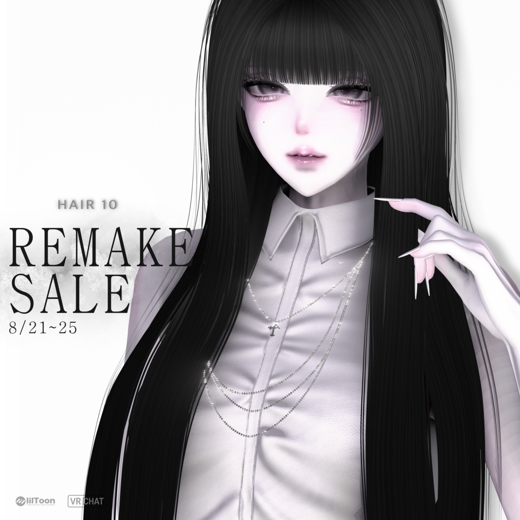 【8 avatars】 HAIR 10 /// SALE /// ALL　¥1,000 → ¥850 HAIR　¥800 → ¥700 BANG　¥300 → ¥200