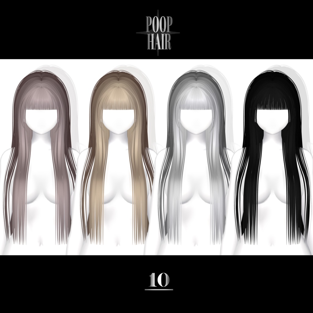 【5 avatars】 HAIR 10