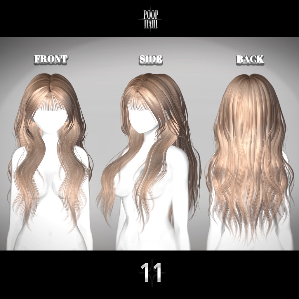 【9 avatars】 HAIR 11
