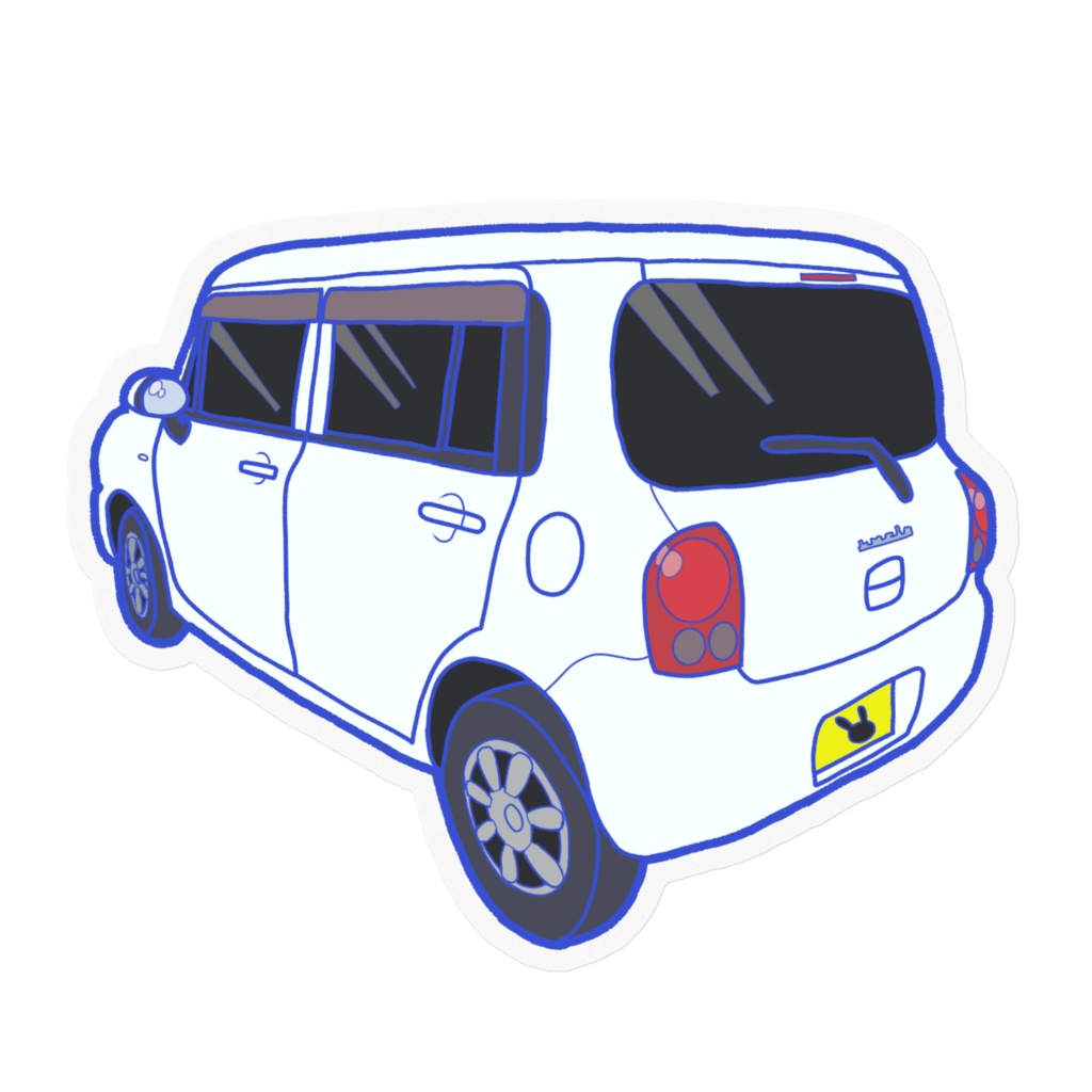 らぱんのうしろすがた