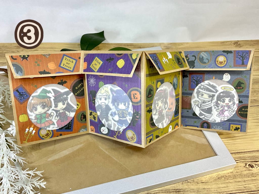 P4フレークシールミニブック【ハロウィン】