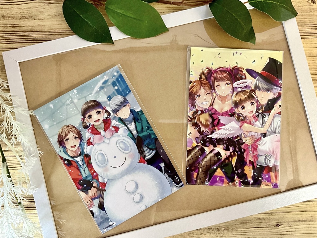 P4真冬&ハロウィンポストカード2種セット