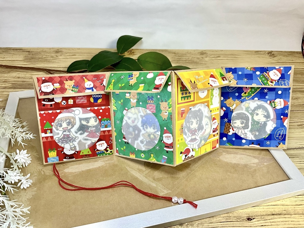 P4フレークシールミニブック【クリスマス】