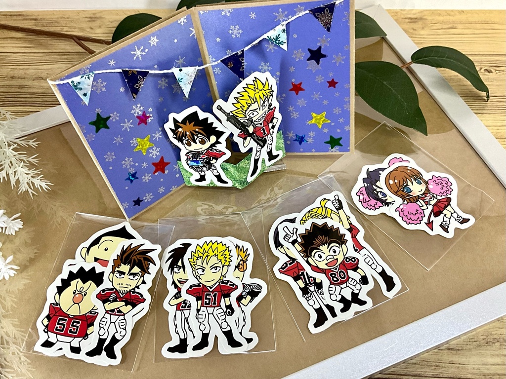 ES21 フレークシールミニブック【泥門デビルバッツ】