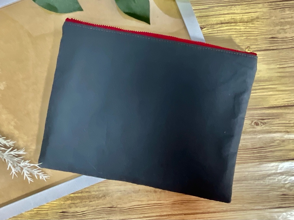 水木モチーフファスナーポーチ