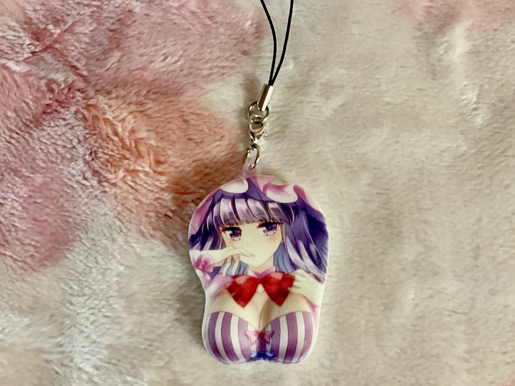 パチュリーミニおっぱいマウスパッドストラップ