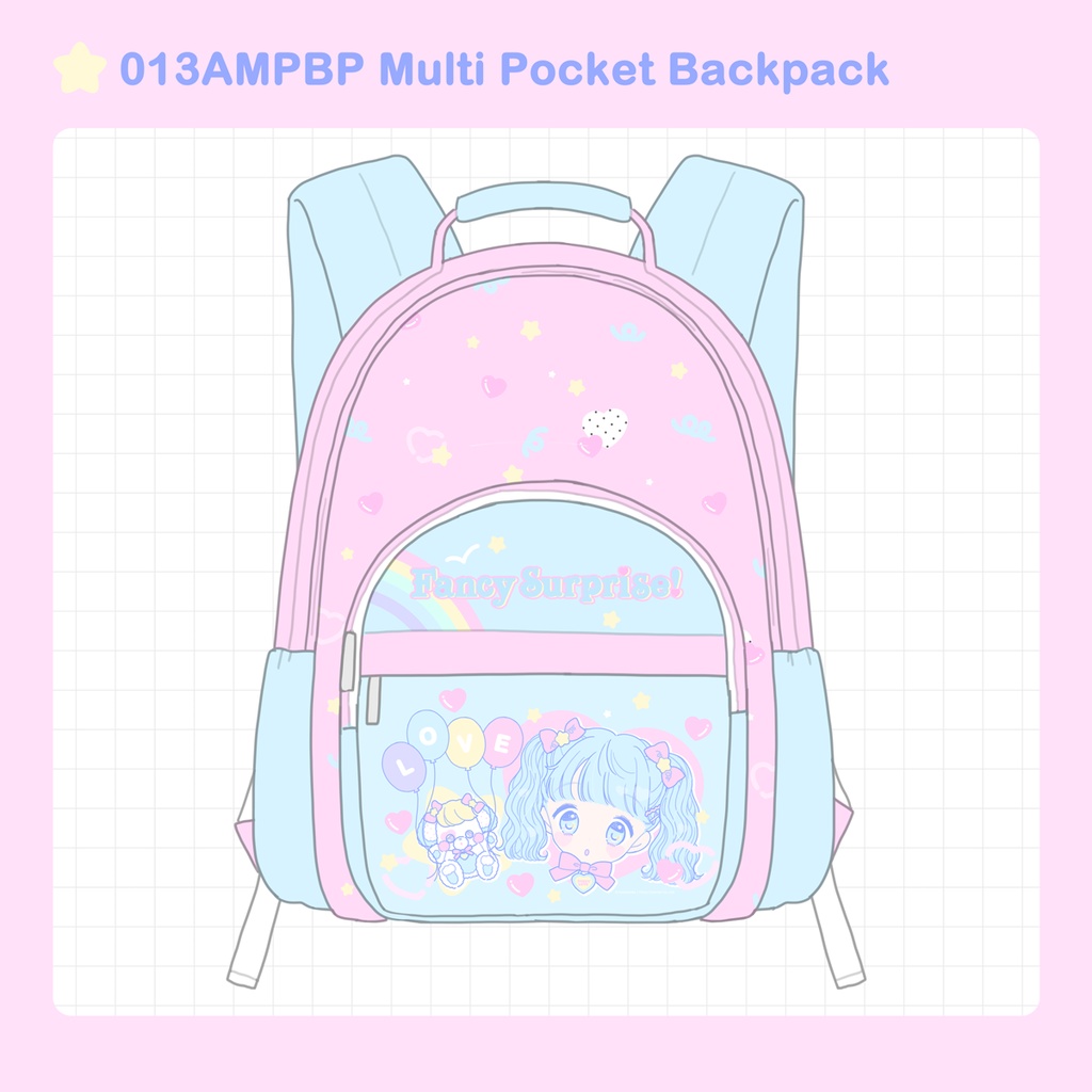 013AMPBP Multi Pocket Backpack