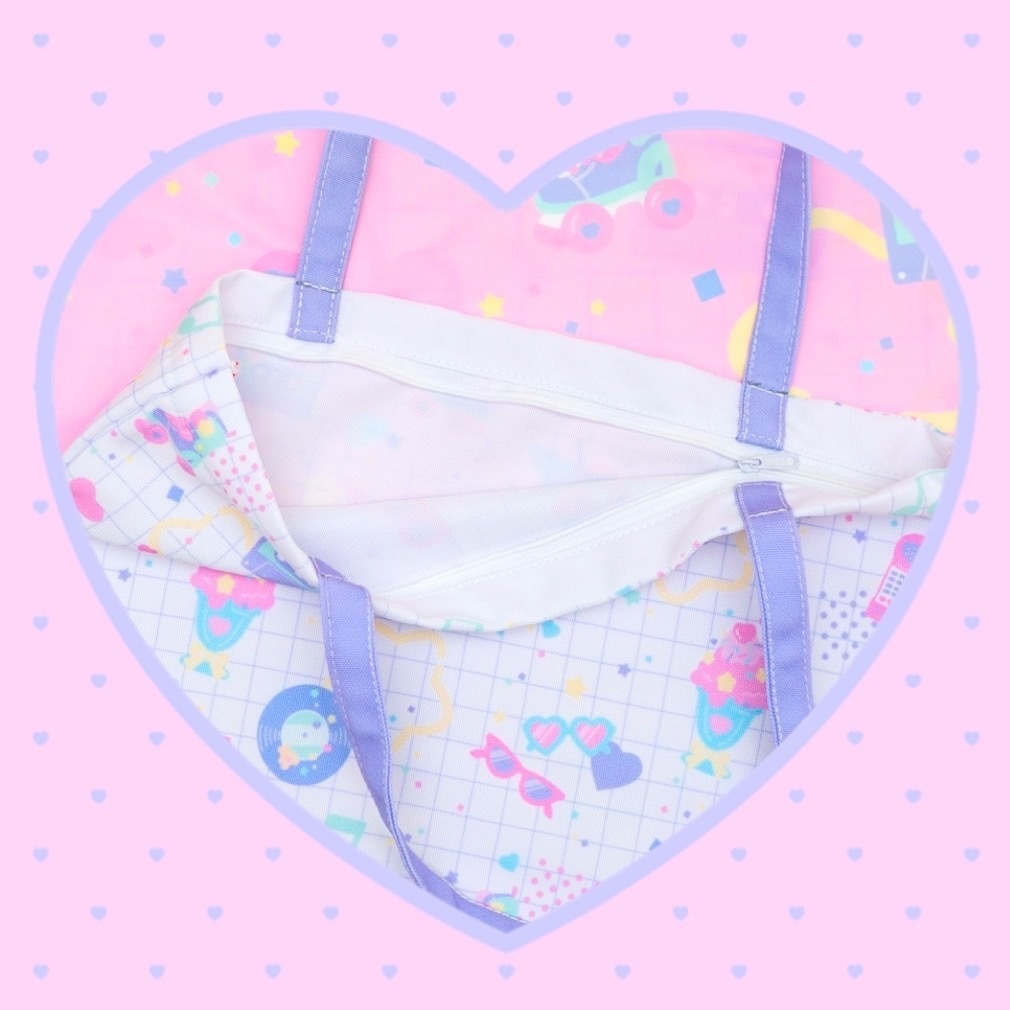 058AZBTB Zipper Big Tote Bag
