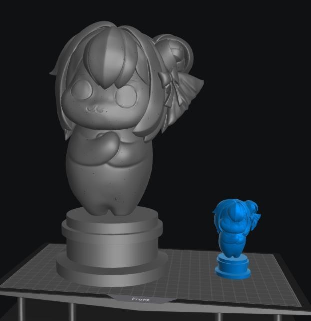 【NIKKEニケ】創作造形物Doroトロフィー 出力品ガレージキット