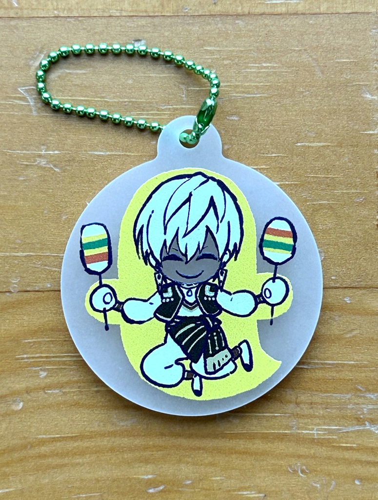 イブラヒム蓄光アクリルキーホルダー