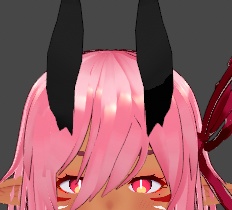 VROID Black Horns
