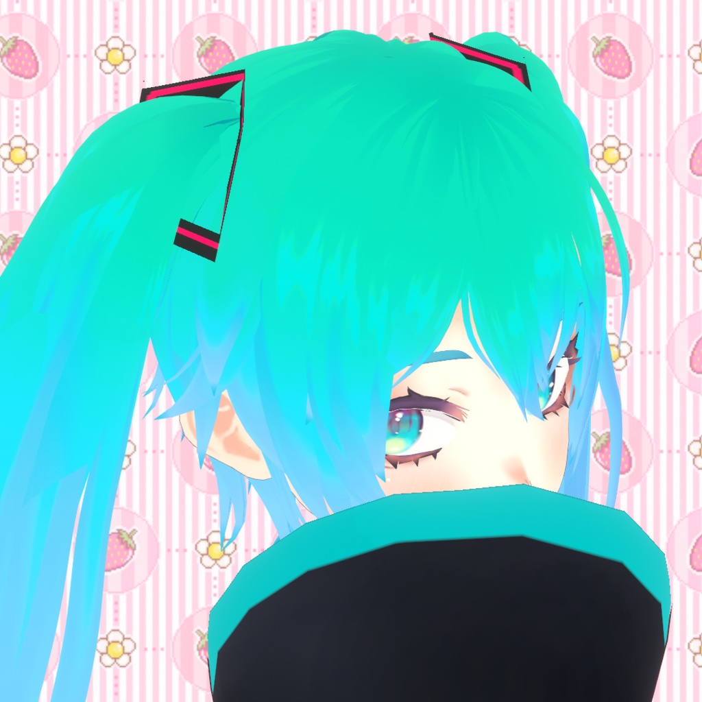 Hatsune Miku Hairpins/Hairclips Preset