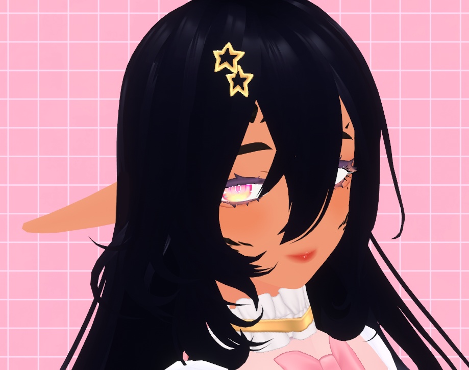 Frilly Peony - VROID Star Clips Hair Accessory