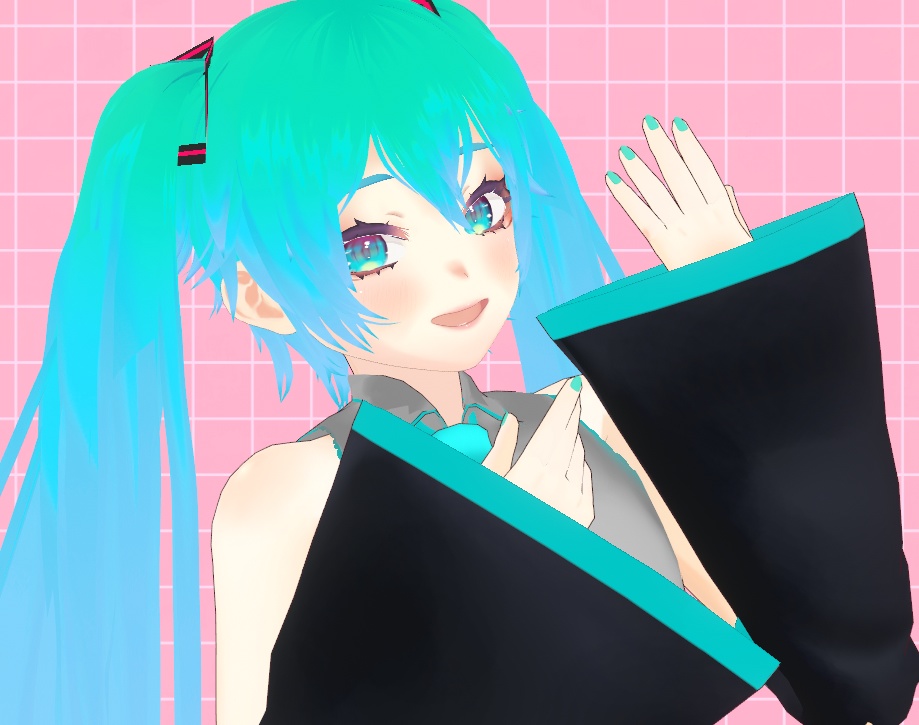 VROID Free Simple Miku Sleeves and shoes