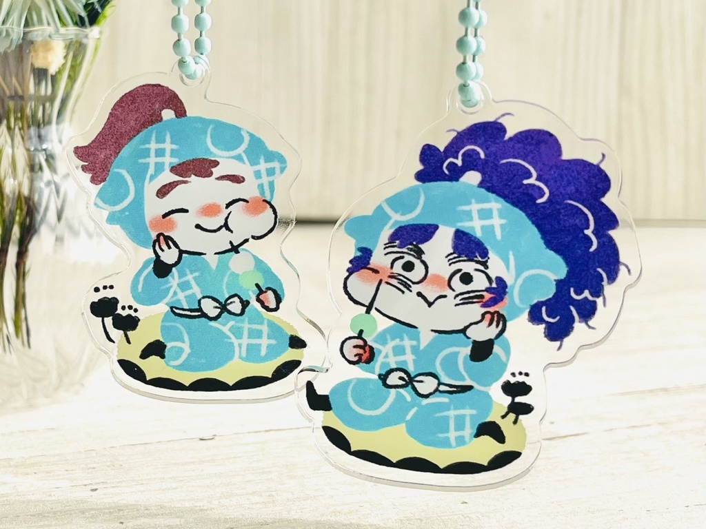 【ろ組】六年生が一年の頃 同室アクキー2個セット