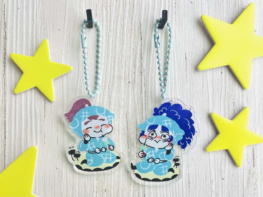 【ろ組】六年生が一年の頃 同室アクキー2個セット