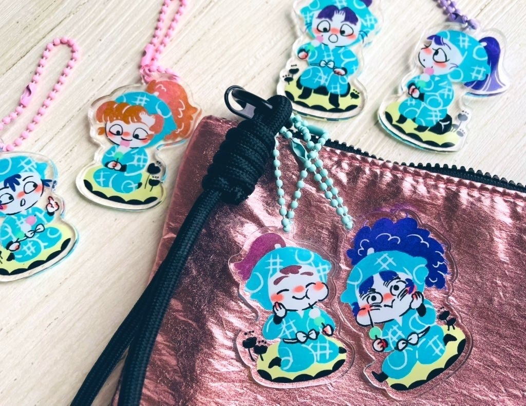 【ろ組】六年生が一年の頃 同室アクキー2個セット