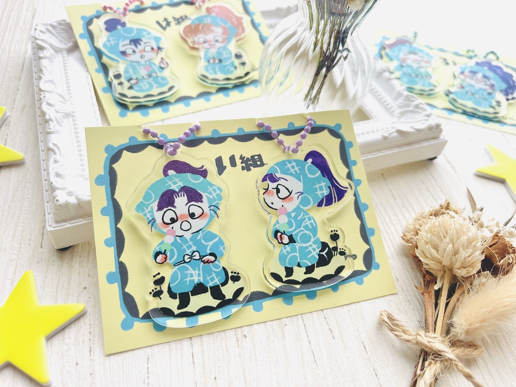 【い組】六年生が一年の頃　同室アクキー2個セット