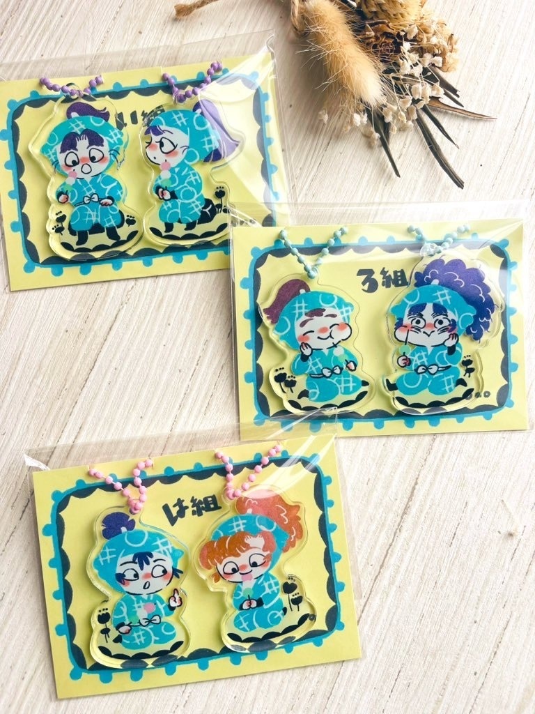 【い組】六年生が一年の頃 同室アクキー2個セット