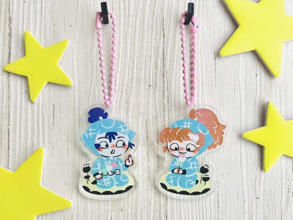 【は組】六年生が一年の頃 同室アクキー2個セット