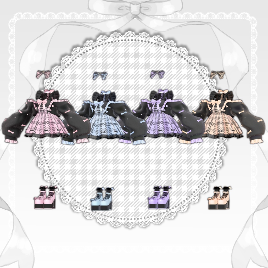 【Summer SALE ☀️】5アバター対応🎀ChouChou♡Ribbon シュシュリボン