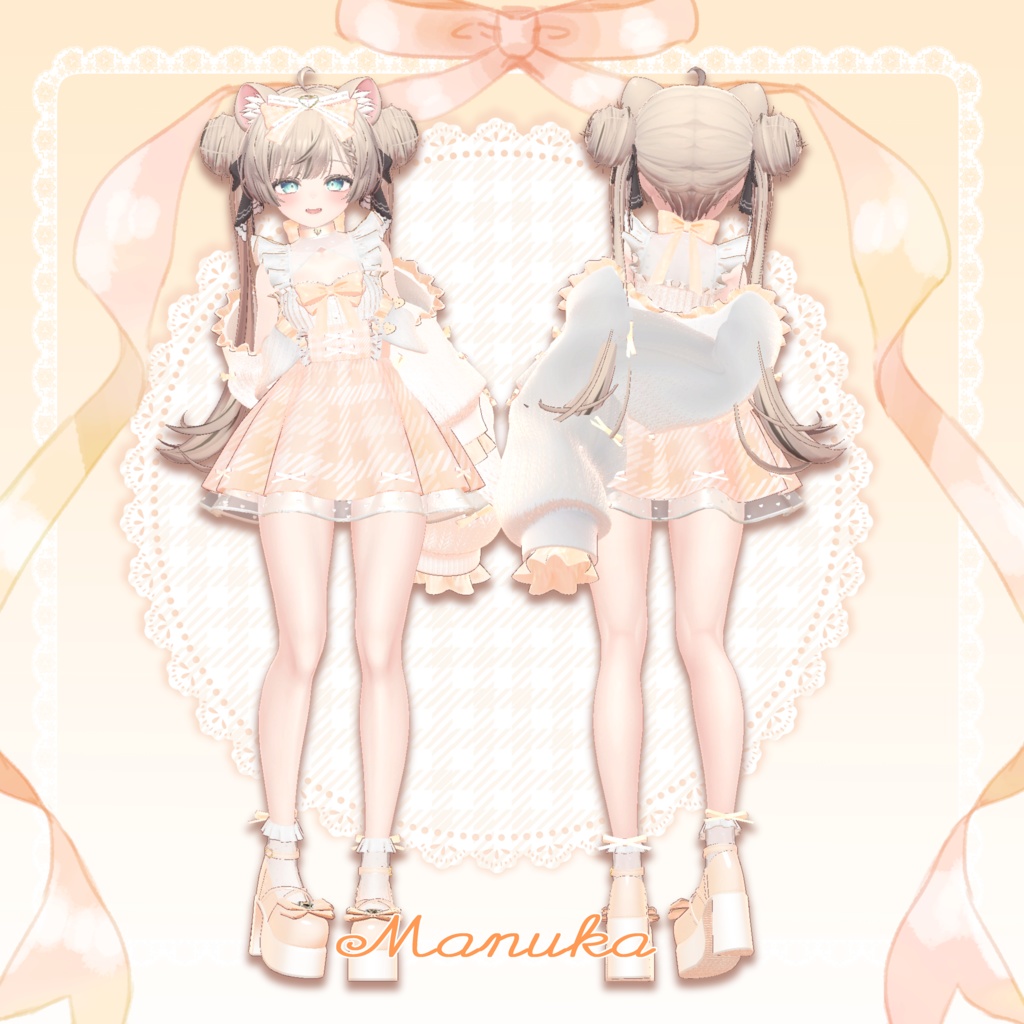 【Summer SALE ☀️】5アバター対応🎀ChouChou♡Ribbon シュシュリボン