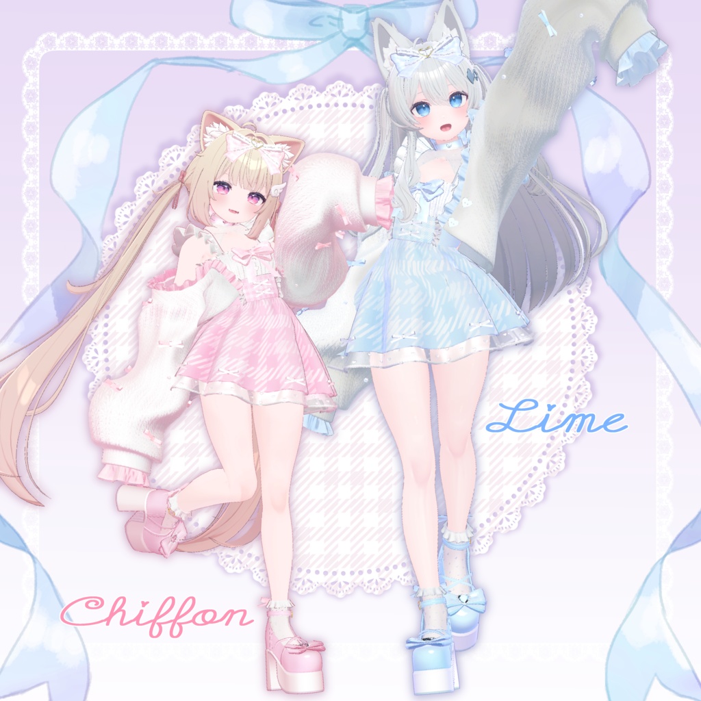 【Summer SALE ☀️】5アバター対応🎀ChouChou♡Ribbon シュシュリボン