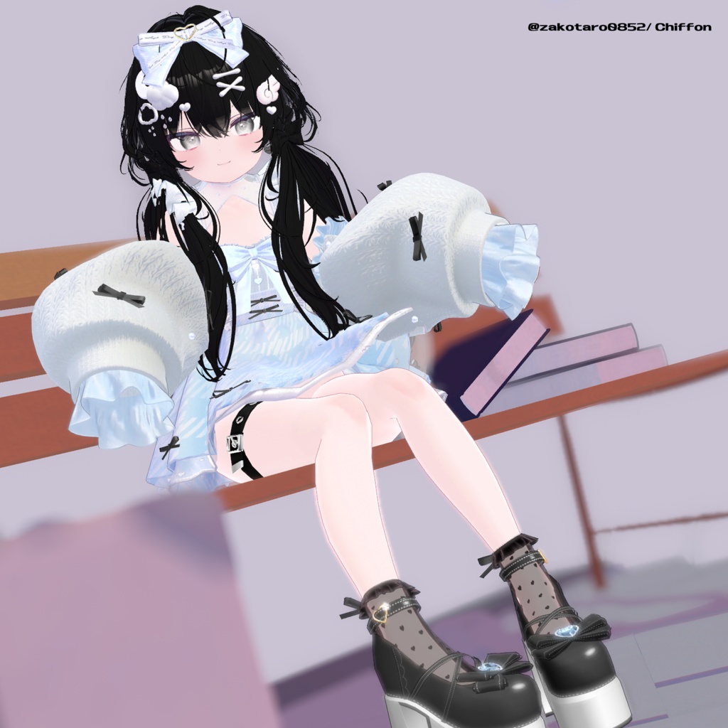 【Summer SALE ☀️】5アバター対応🎀ChouChou♡Ribbon シュシュリボン