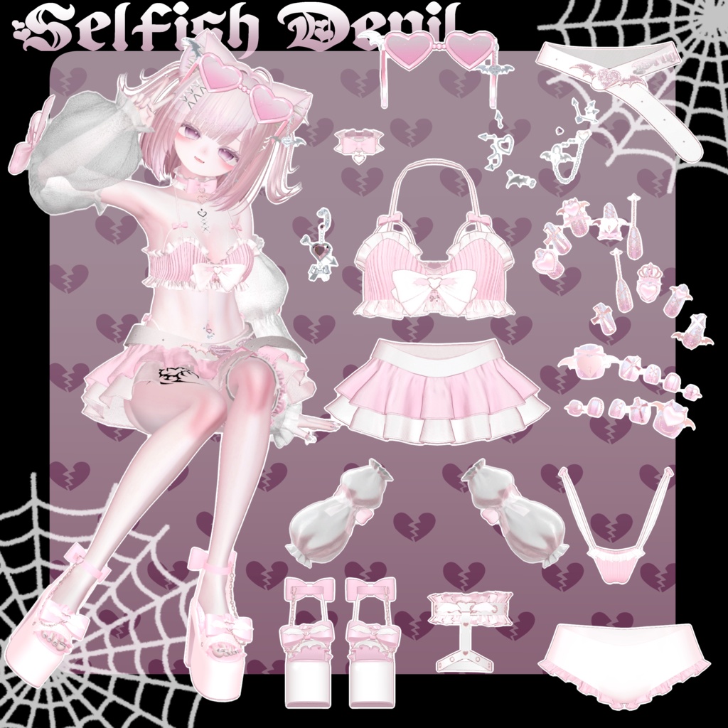 【Summer SALE ☀️】6アバター対応🖤 Selfish Devil👾↝ セルフィッシュデビル