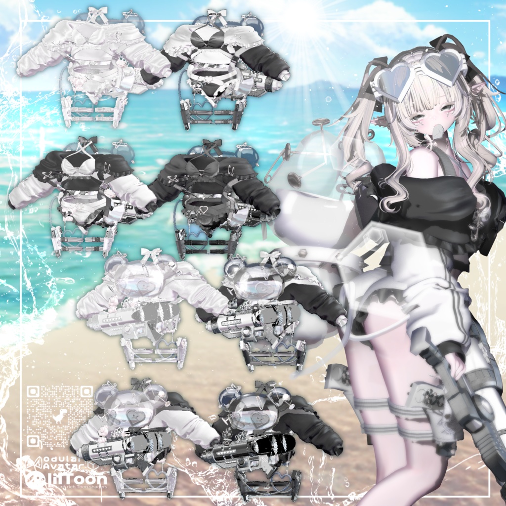 【Summer SALE ☀️】🔫 TeddySplashVenom 🧸 テディスプラッシュヴェノム【16アバター対応】