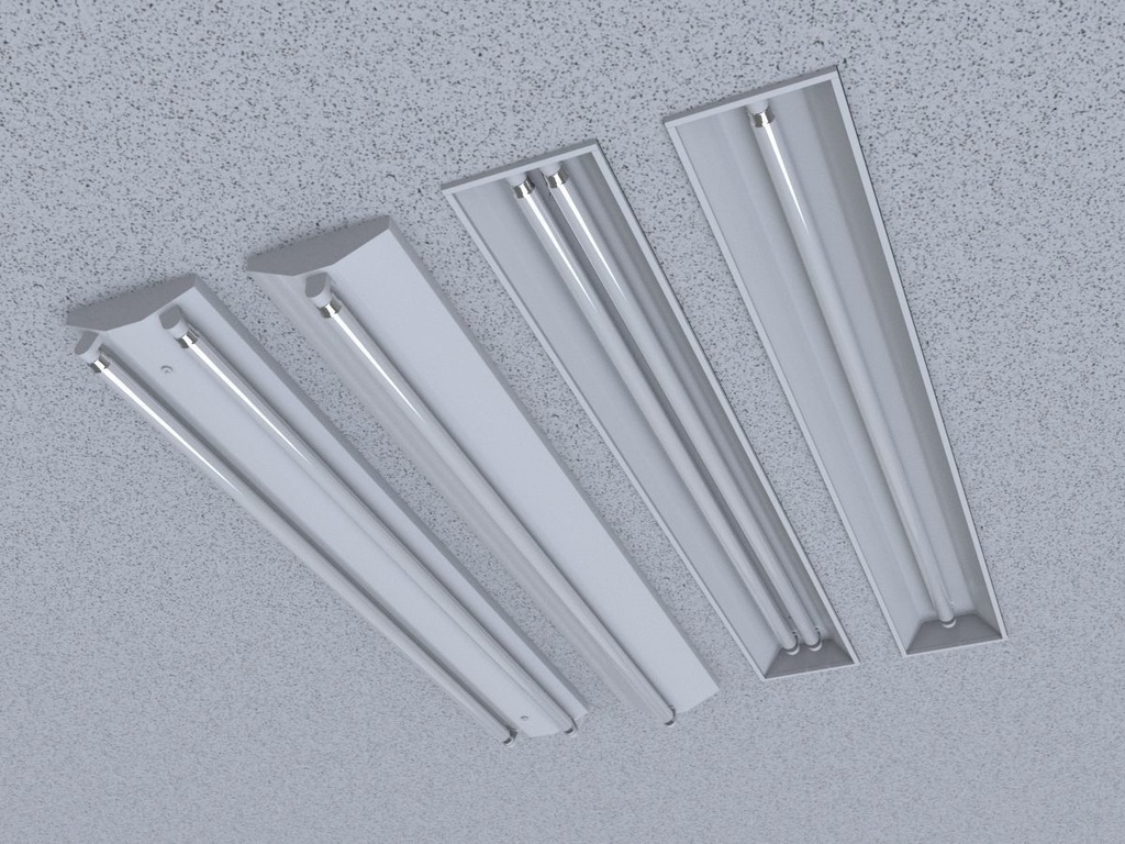 オフィス天井 照明・設備系セット【日本の小物・プロップ】