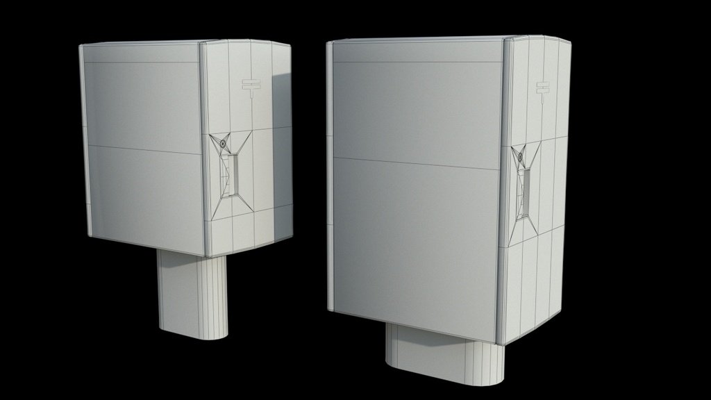日本の郵便ポスト 2種セット【日本の小物・プロップ】