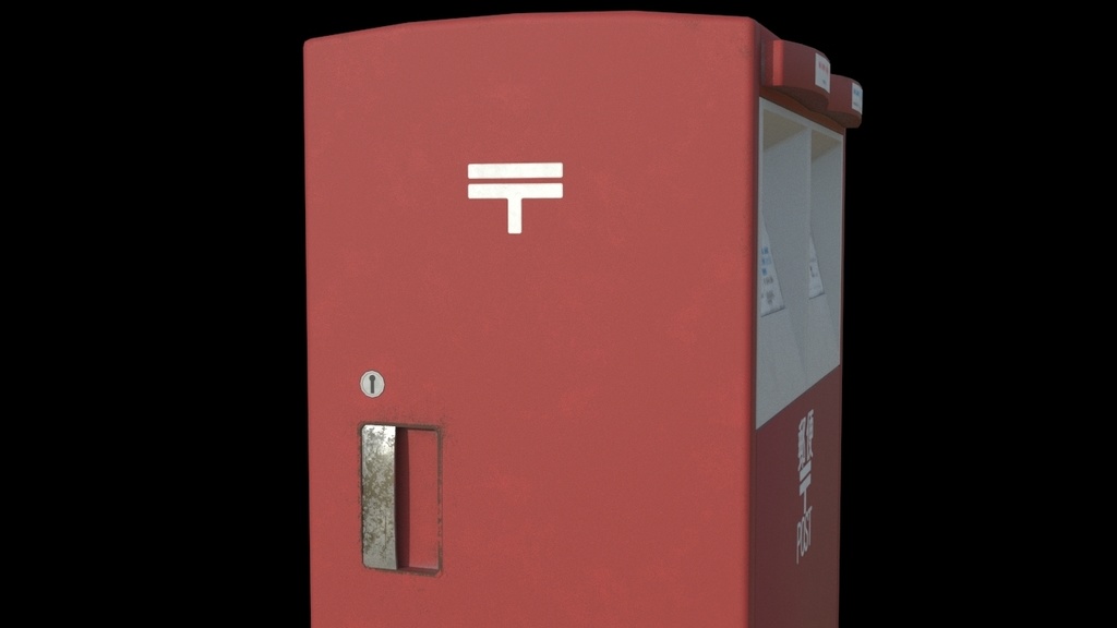 日本の郵便ポスト 2種セット【日本の小物・プロップ】