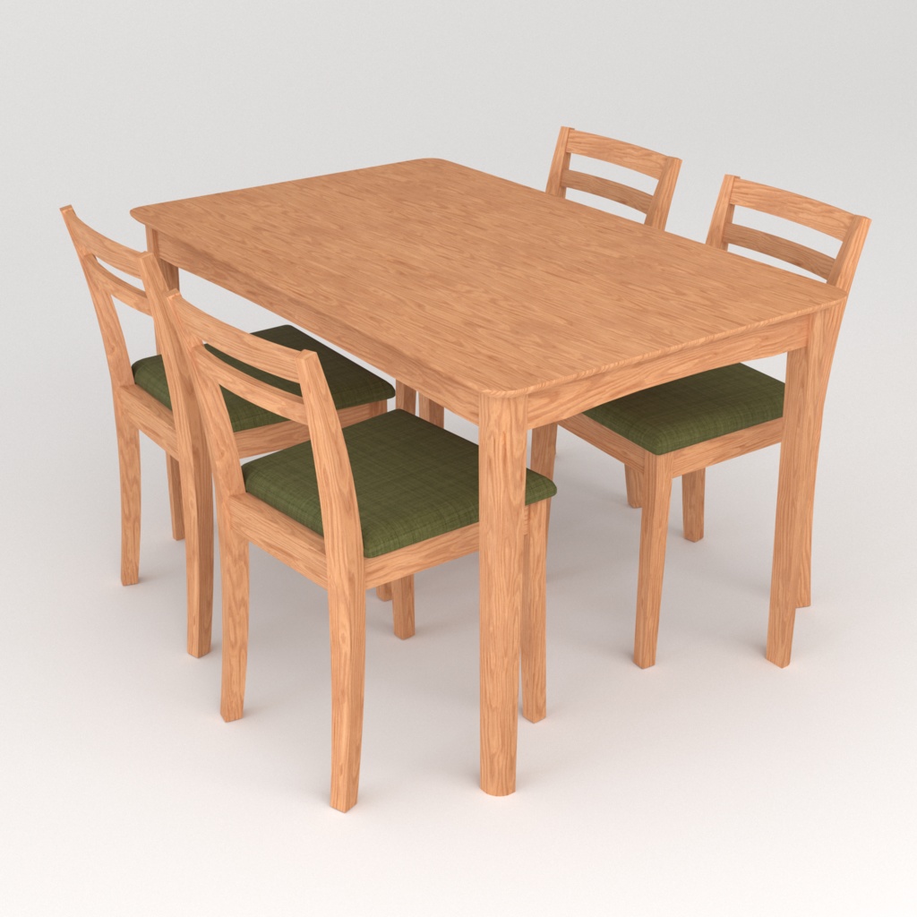 お値段以上なダイニングテーブルセット【日本の小物・プロップ】