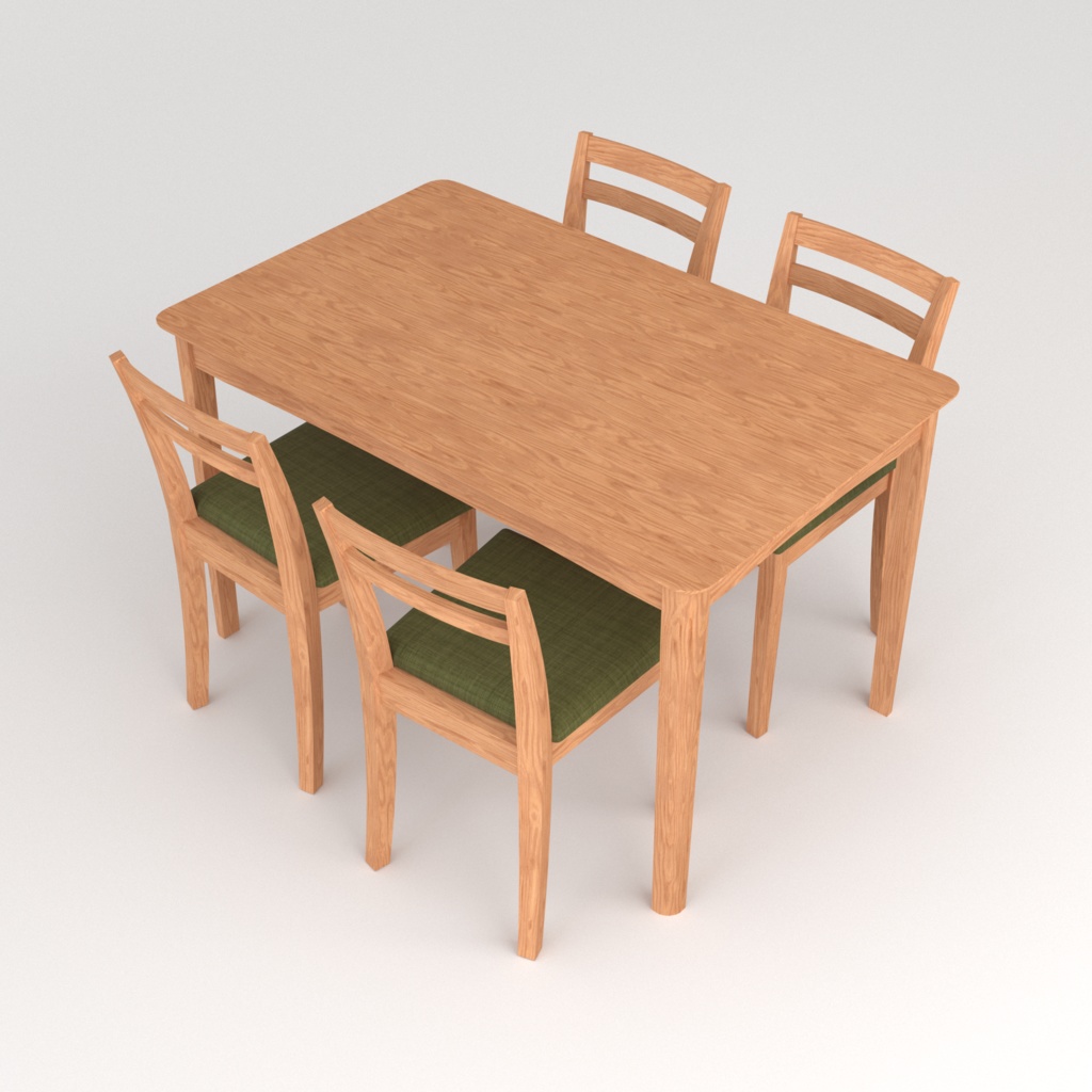 お値段以上なダイニングテーブルセット【日本の小物・プロップ】