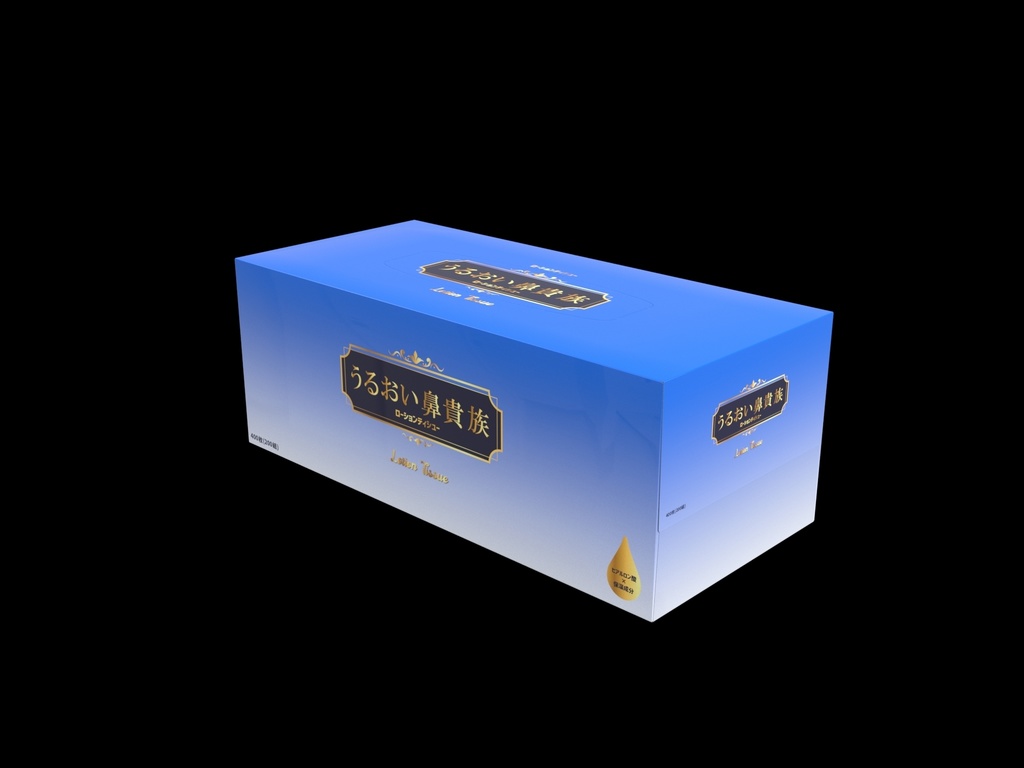 貴族な箱ティッシュ【日本の小物・プロップ】