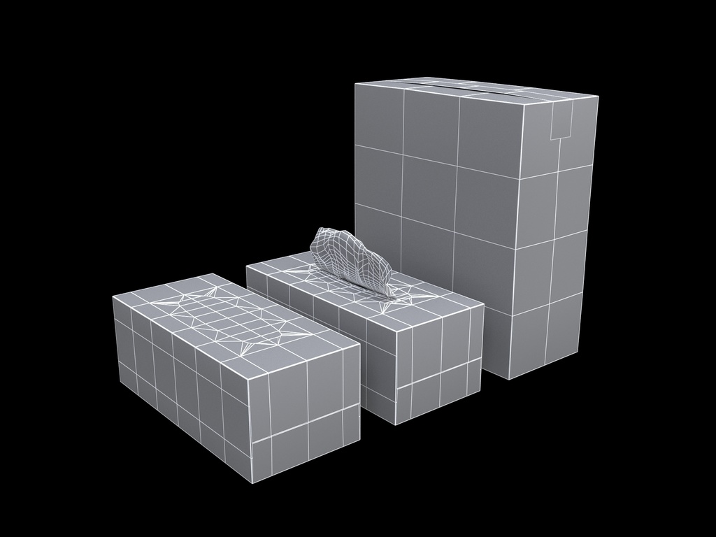 貴族な箱ティッシュ【日本の小物・プロップ】